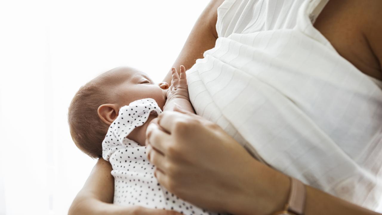 Breastfeeding mom