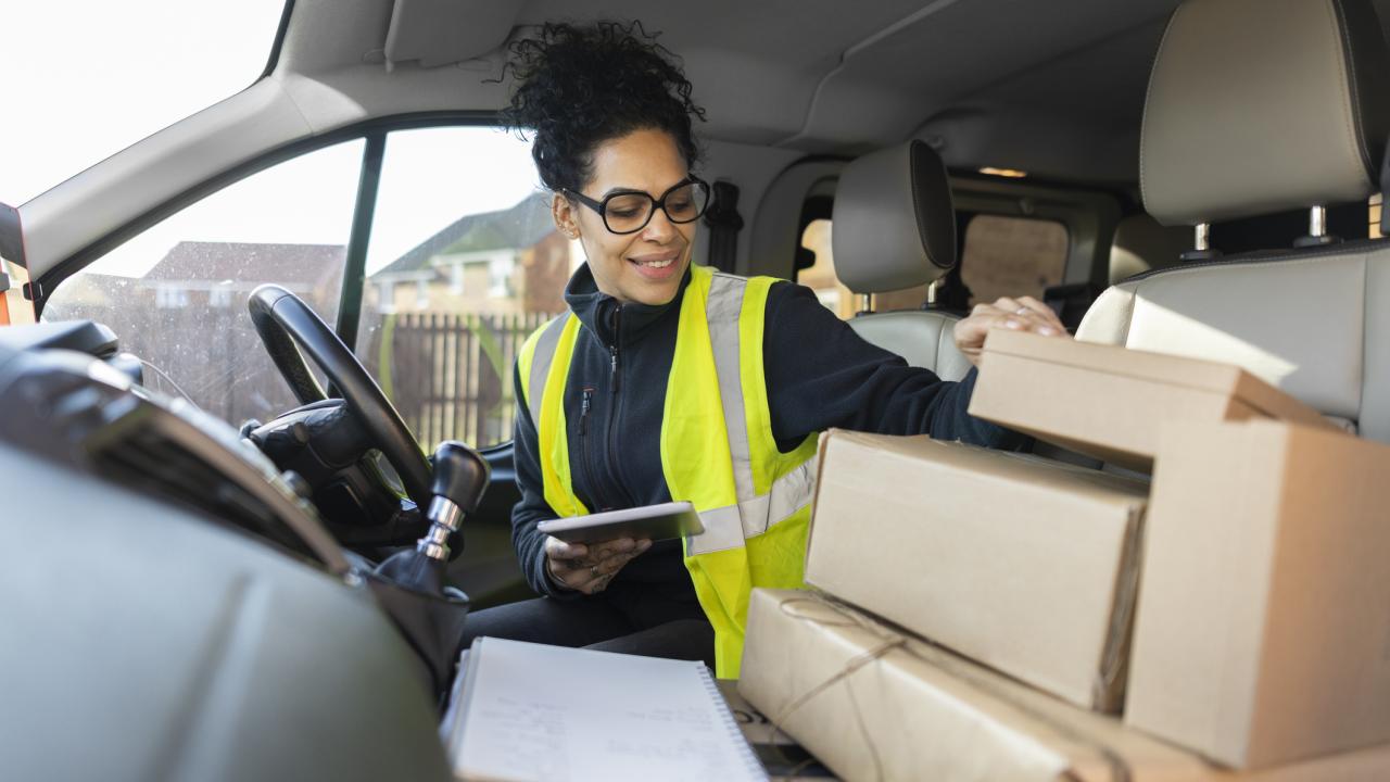 Delivery truck driver 