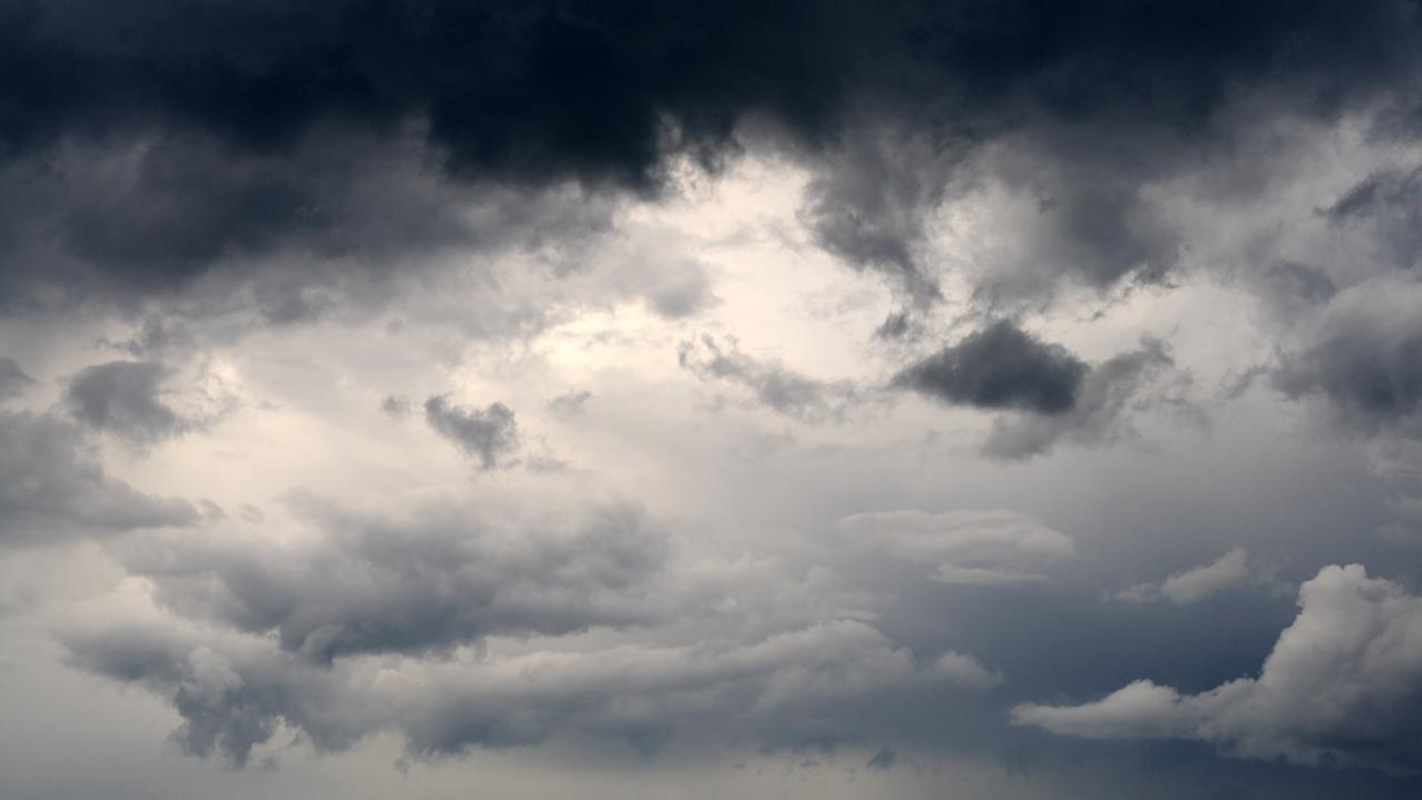 black storm clouds