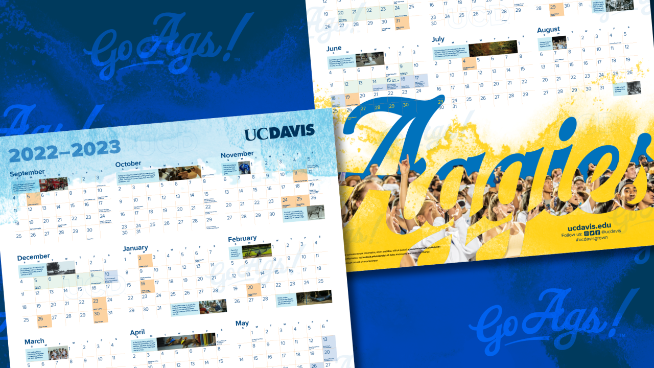 Time to Replace Your Poster Calendar UC Davis