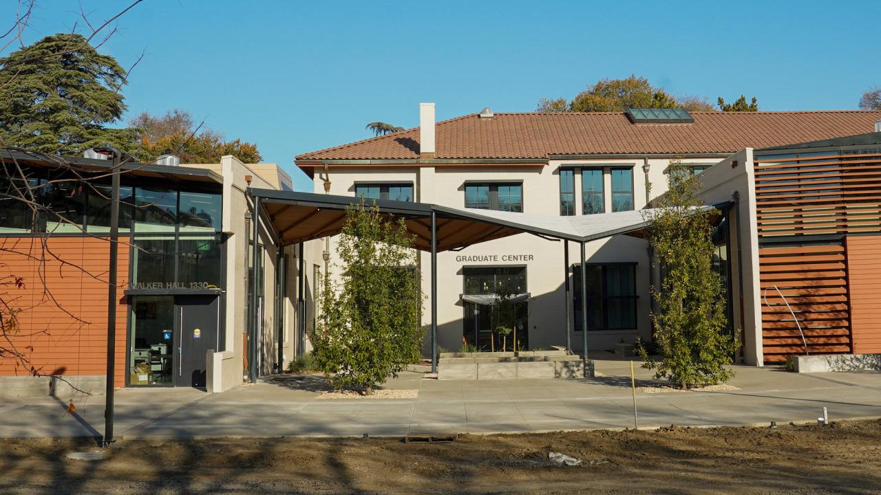 Walker Hall exterior, north side