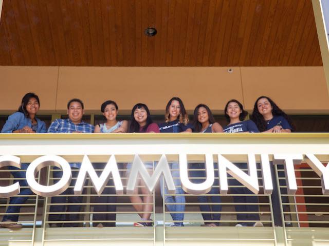 Undocumented Center employees pose at UC Davis. 