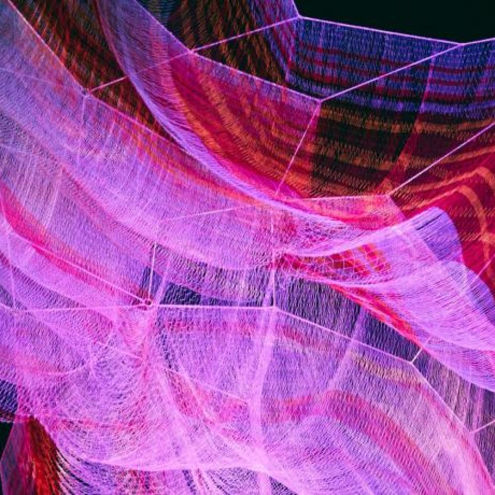 abstract purple and blue background