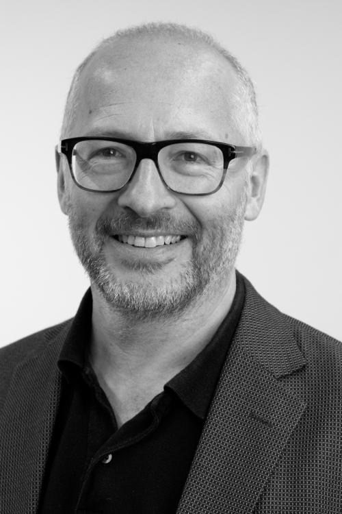 man in suit, black and white