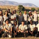 2019 Rx One Health participants pose in Ruaha National Park, Tanzania.