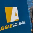 Chancellor May at Aggie Square