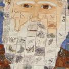 The Face of Darwin ceramic mosaic