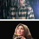 Photos (2): Matthew Dunivan in Come Hell and High Water, and Claudia Stevens in Pigeon