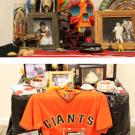 Photos (2): Two of the community altar installations at TANA