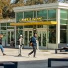 Students walk past the Campus Store.