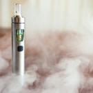 electronic cigarette with smoke