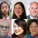 Collage of the headshots of the nine award winners