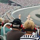 Fans at a race