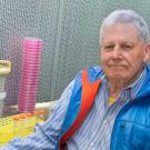 JaRue Manning at his lab bench