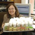 Kimbrell with fruit flies