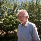 Marc Schenker in agricultural field