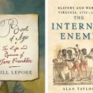 Book covers (2): "Book of Ages" and "The Internal Enemy: Slavery and War in Virginia, 1772-1832."