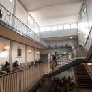 Olson Hall interior, staircasze