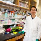 Patrick Shih in laboratory