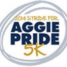 Graphic: Stride for Aggie Pride 5K logo, 2014