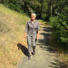 Susan Harrison on trail