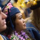 Students at commencement.