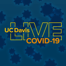 Logo for UC Davis LIVE: COVID-19