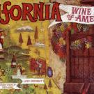 An excerpt from a map used to promote California wine