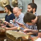 Gamelan band practicing at UC Davis