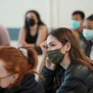 Students in Masks During A Class