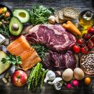 Table filled with variety of food