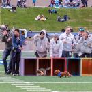 Doxie Derby at football game.