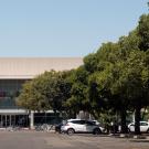 Empty parking lot at the ARC