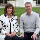 Joelle and Michael Hurlston, seated,, environmental