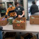 Students working in the Pantry.