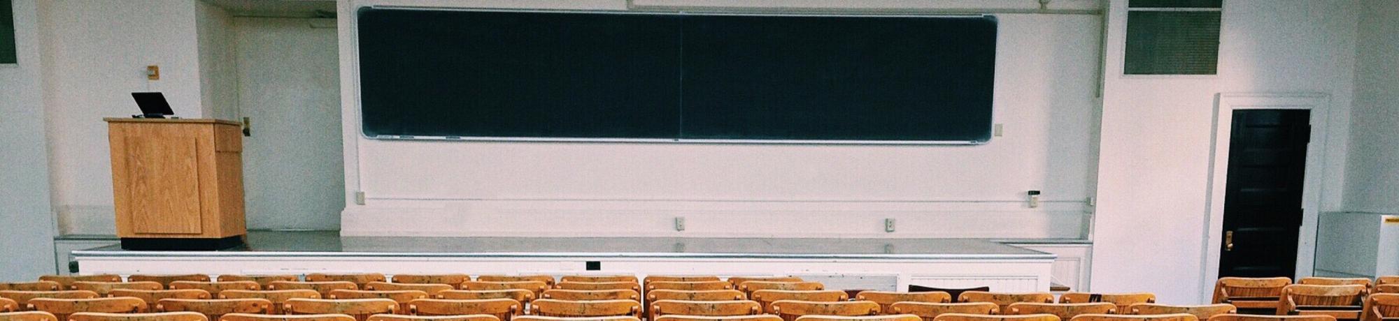 empty classroom