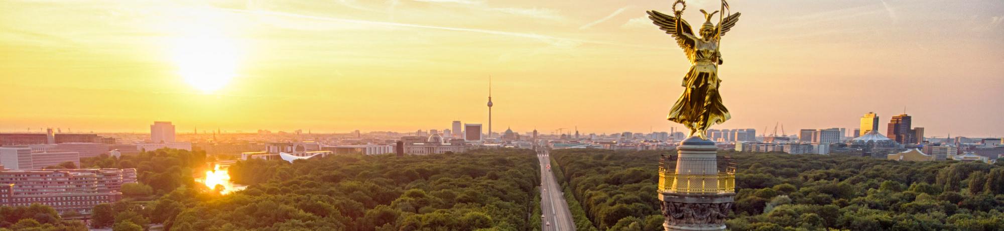 Aerial view of Berlin