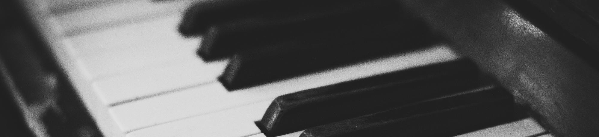 close up of a piano