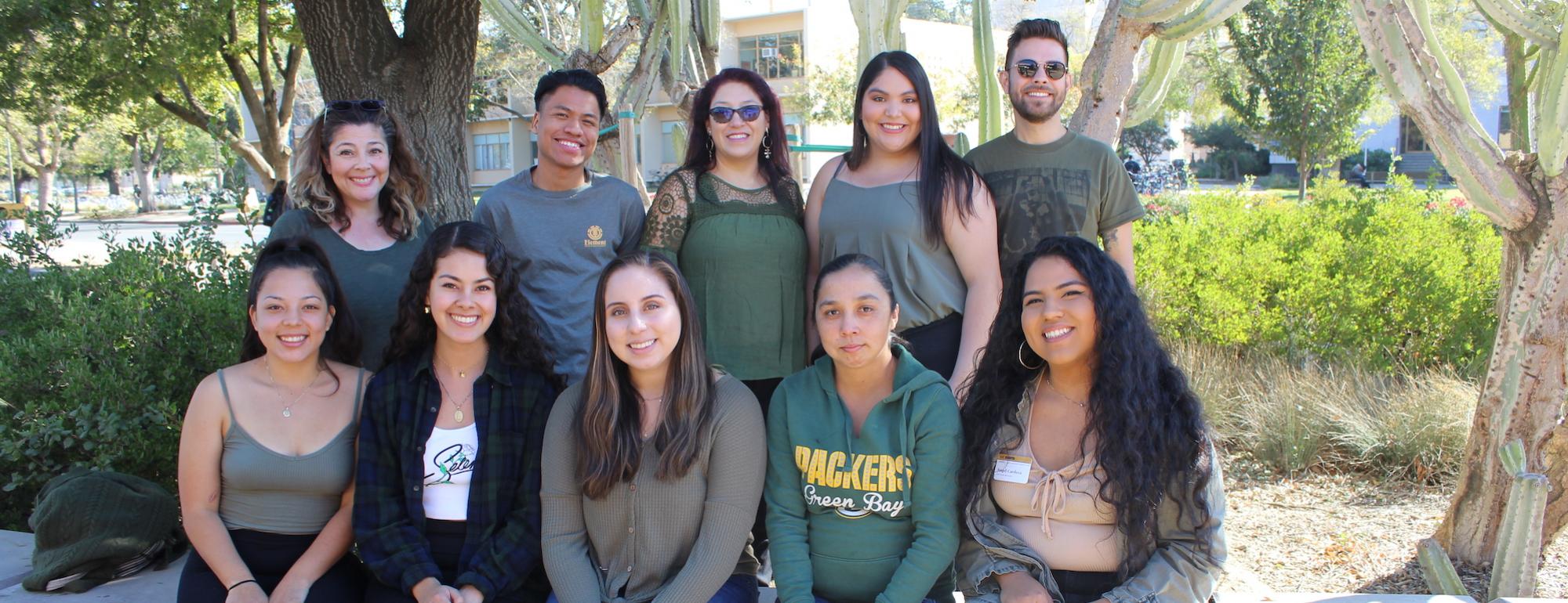 Undocumented Center employees pose at UC Davis. 