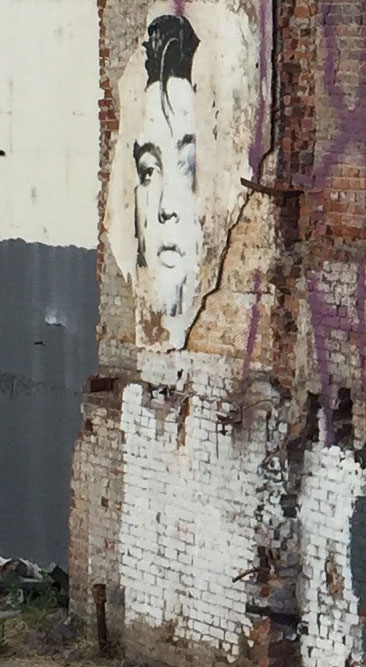 Elvis Presley painting on wall