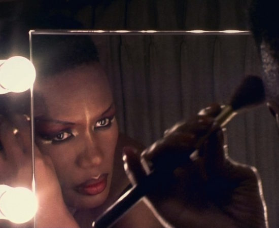 A photo of Grace Jones.