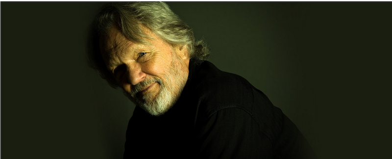 A portrait of Kris Kristofferson.